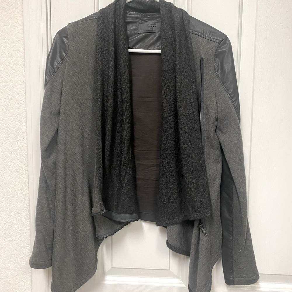 Moto style casual jacket
